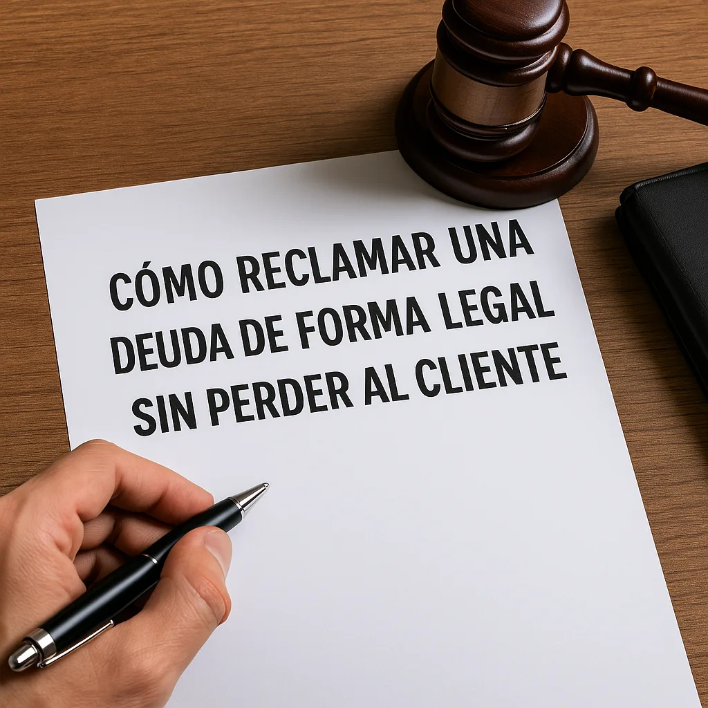 Cómo reclamar una deuda de forma legal sin perder al cliente