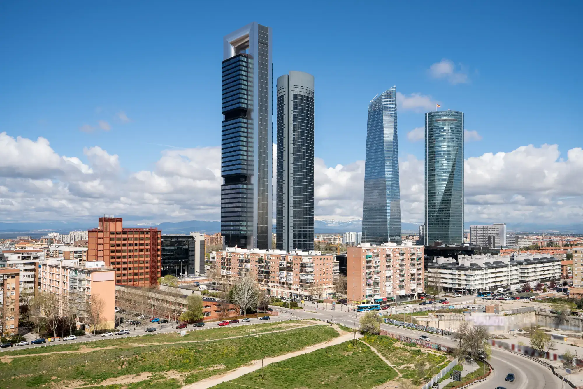 Torres del distrito financiero de Madrid
